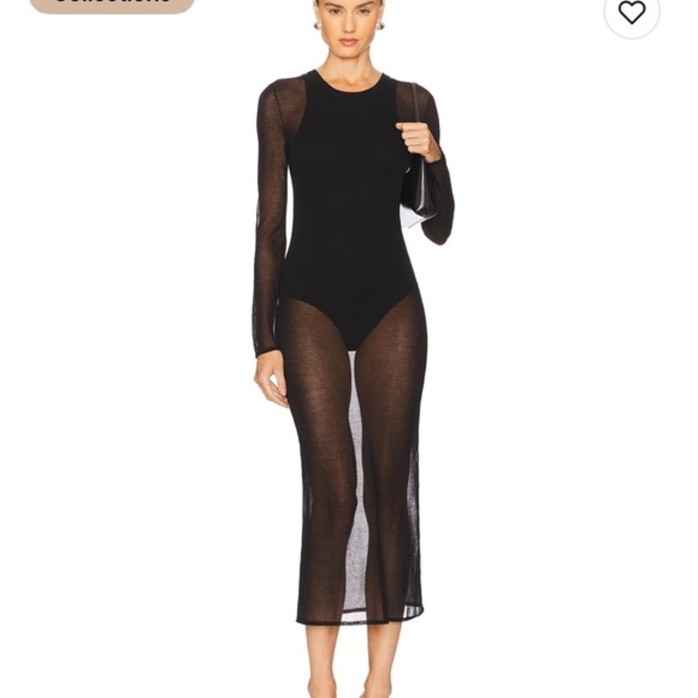 IRO Black Sheer dress